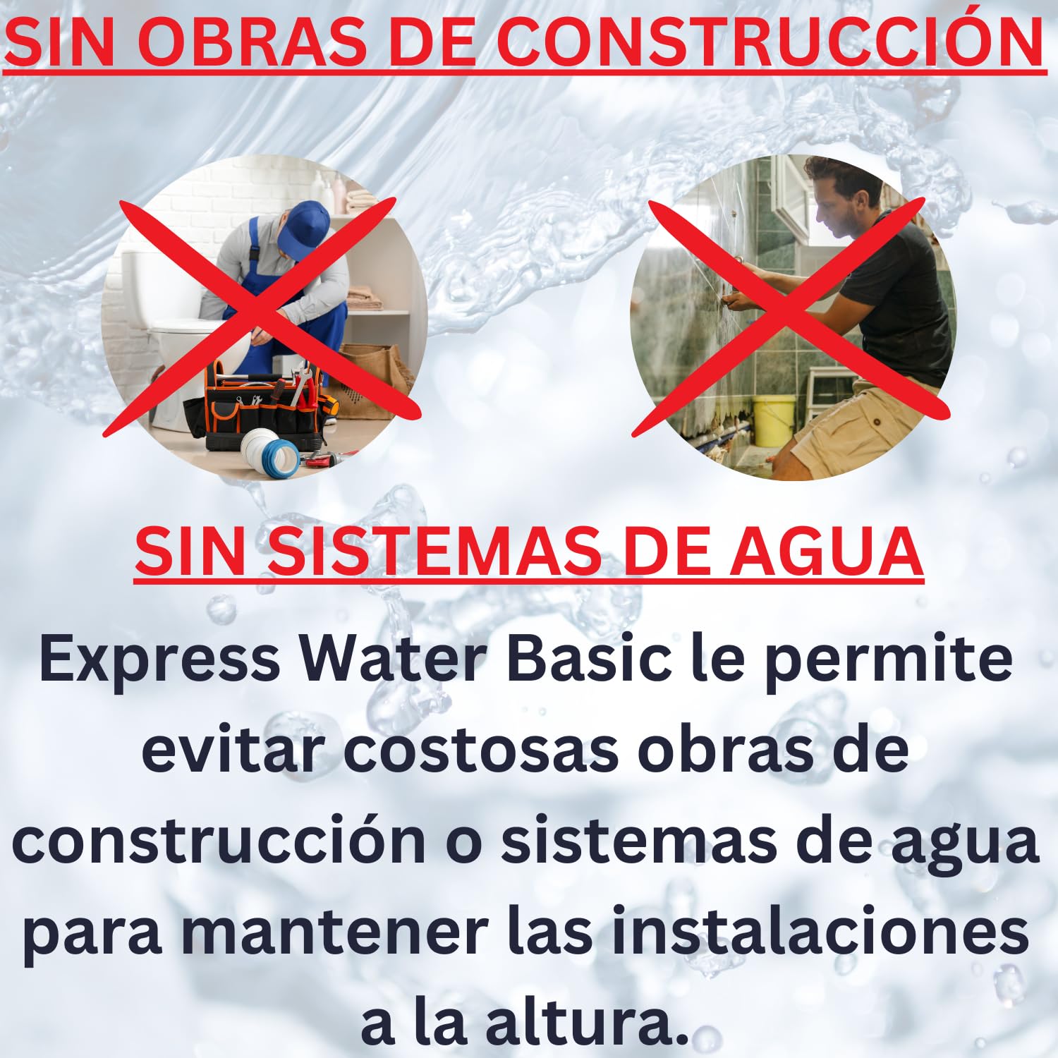 Express Water Basic Blanco, Fregadero para Lavabo, Portátil Autónomo Transportable, con Depósito de Agua, en Acero Inoxidable, con Mando por Pedal, Certificado, para Comercios y Consultorios Médicos