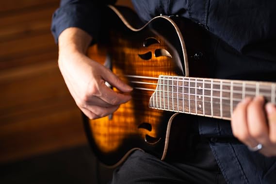 Ortega Guitars TourPlayer Deluxe RTPDLX-ACA Elektro Klasik Gitar (Acacia Burst)