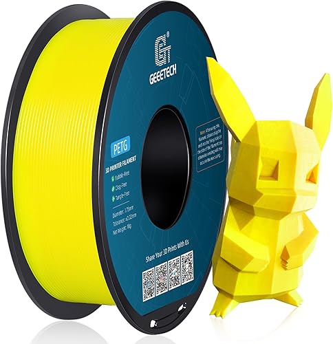 Miniatura 27 de Geeetech Filamento TPU de 1.75mm, Shore 95A – Filamento flexible para impresora 3D con alta elasticidad, carrete de 1KG (2.2lbs), precisión