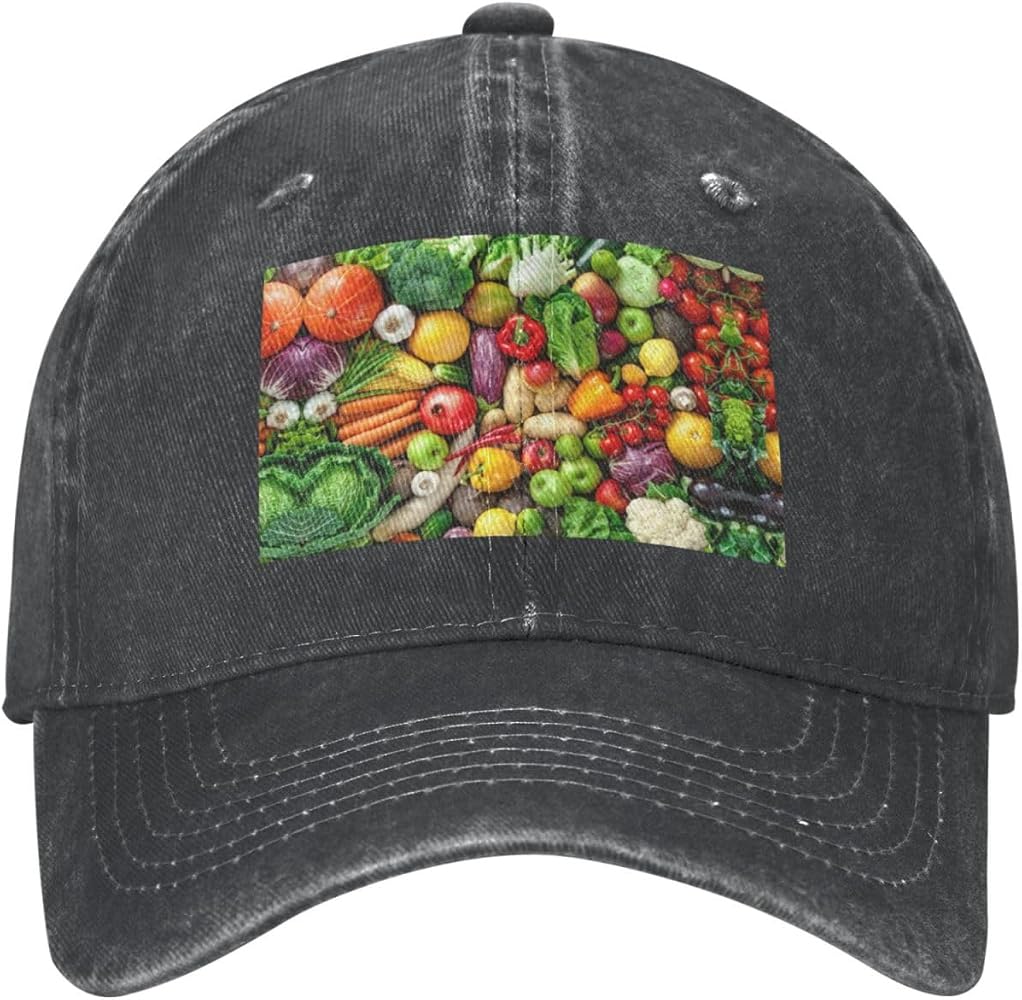 JBYJBX Fresh Fruits and Vegetables Print Outdoor Baseball  display picture 3