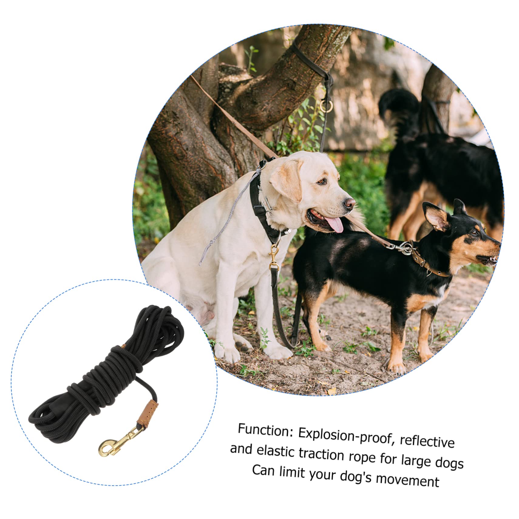 Cuerda De Tracción para Perros De Metros Correa De Cuerda De Entrenamiento para Caminar Correa De Adiestramiento para Perros