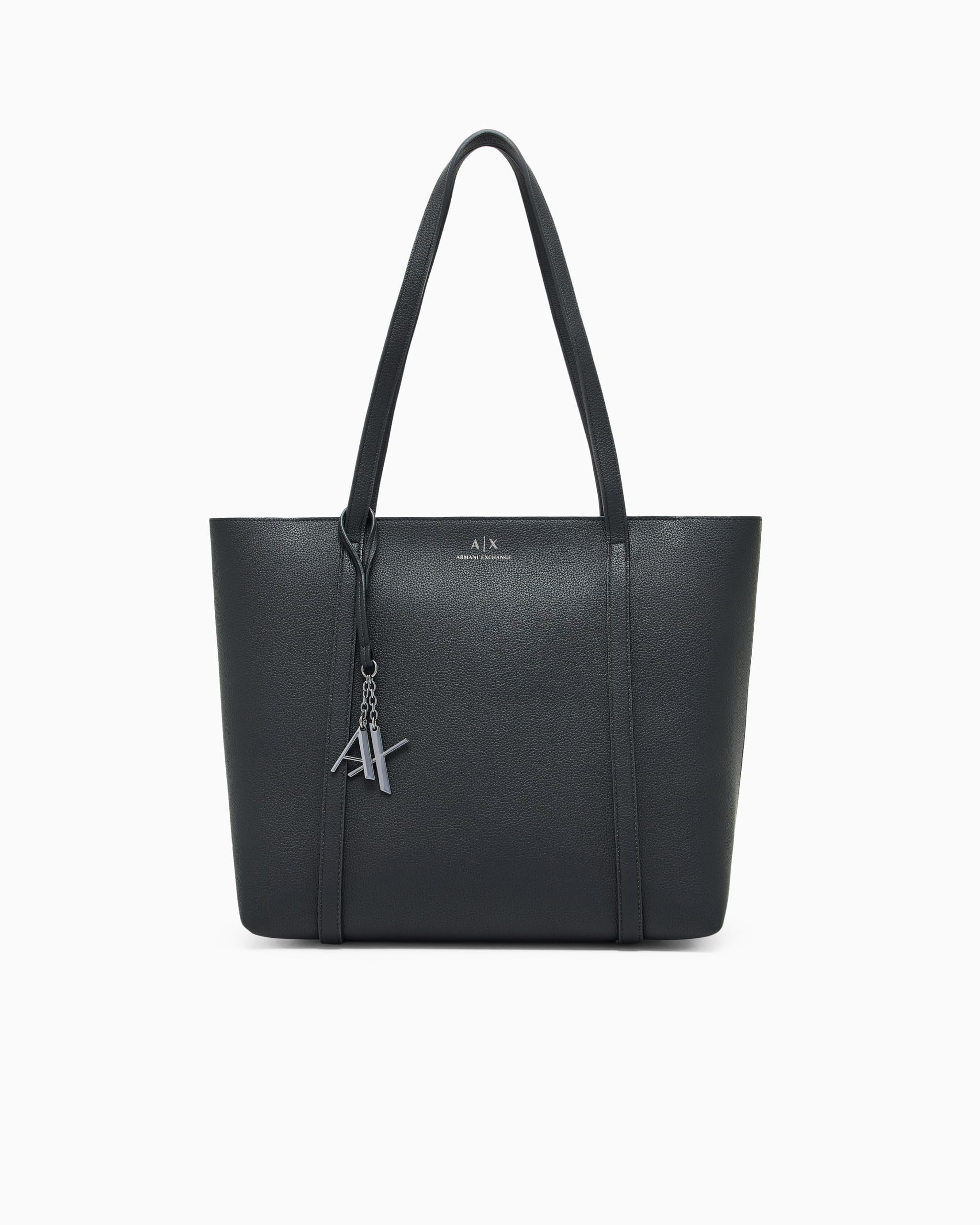 Armani Exchange Damen Schwarz Women's Woman's Shopping Bag, Black