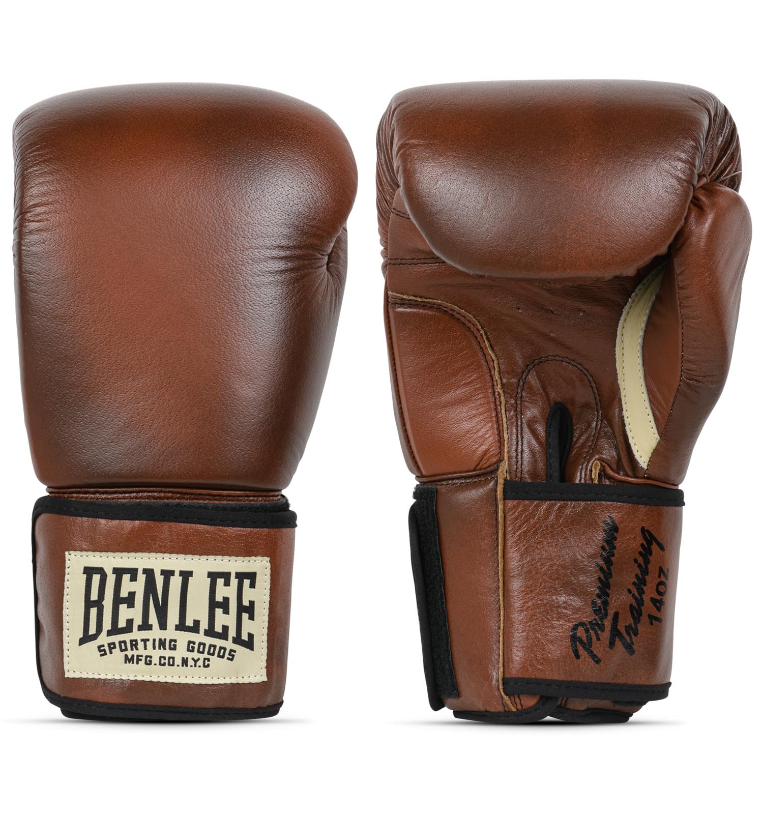 BENLEE Guantes de Boxeo de Cuero Premium Training