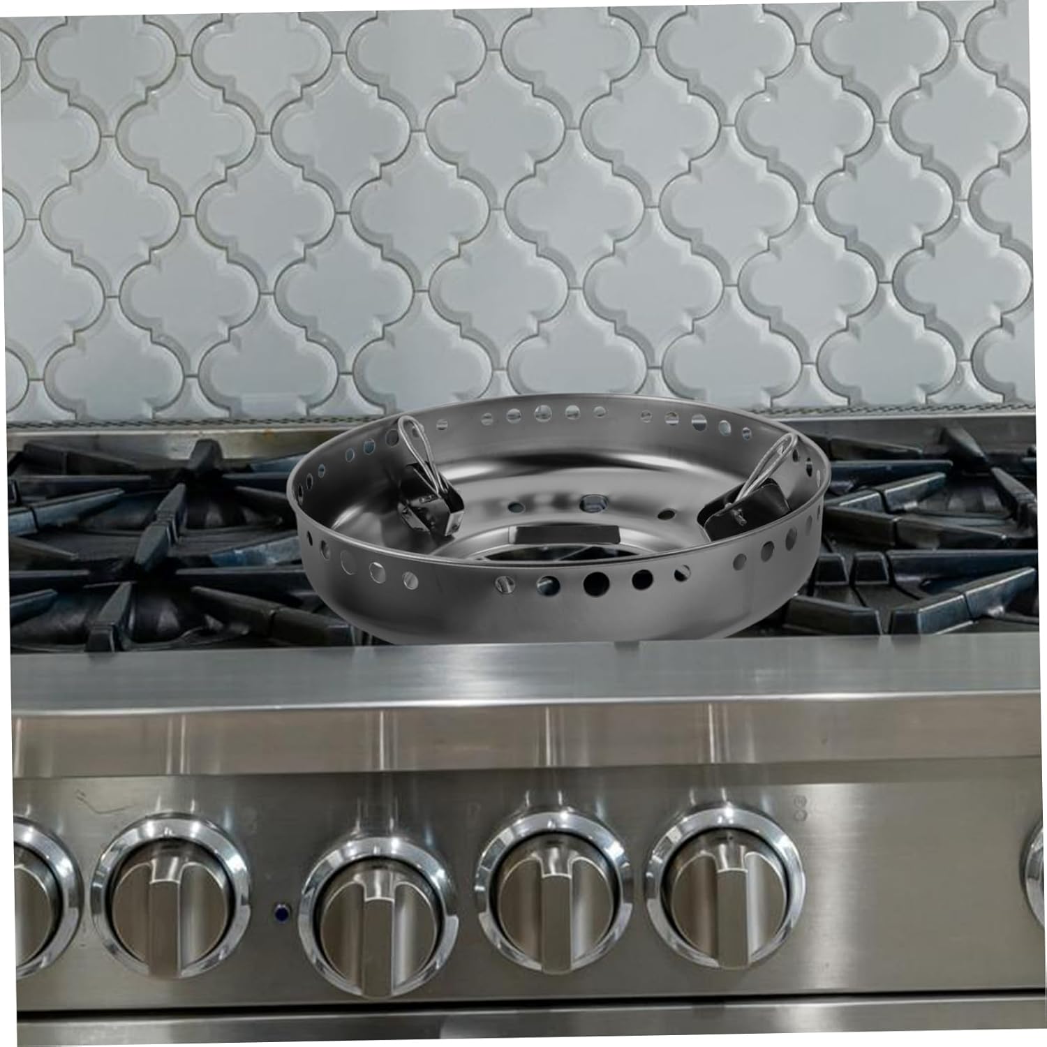 Cabilock Gather Fire Hood Windproof Gas Stove Windshield Energy-Saving Cooktop Protector for Home Restaurant Single-Layer Pot Holder Efficient Cooking Wind Barrier