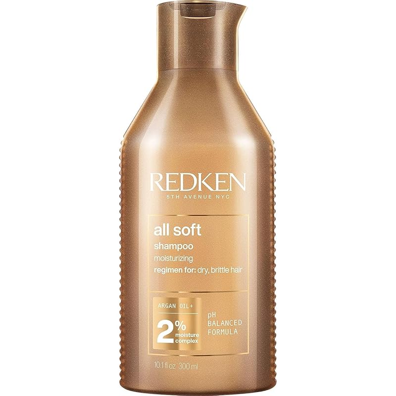 Redken All Soft Shampoo — Argan Oil, Color-Safe - 1