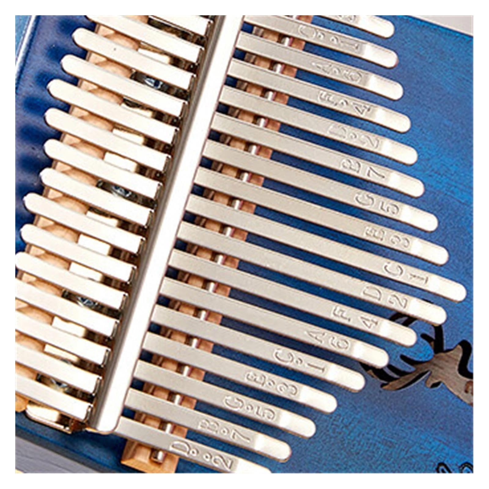 Robuste Kalimba Kalimba Blauem Mahagoni