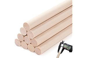 10PCS Dowel Rods: The Perfect Addition to Your DIY Projects