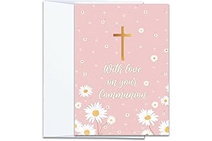 Hat Acrobat First Communion Card - Elegant Card for Boys and Girls...