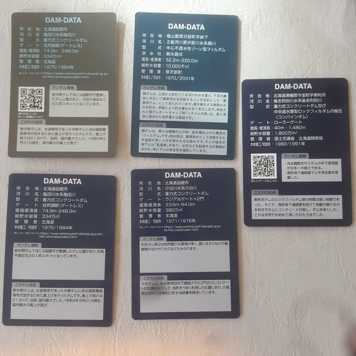 玉来ダム　11枚セット　ダムカード 玉来ダム 11枚セット ダムカード 玉来ダム 11枚セット ダムカード