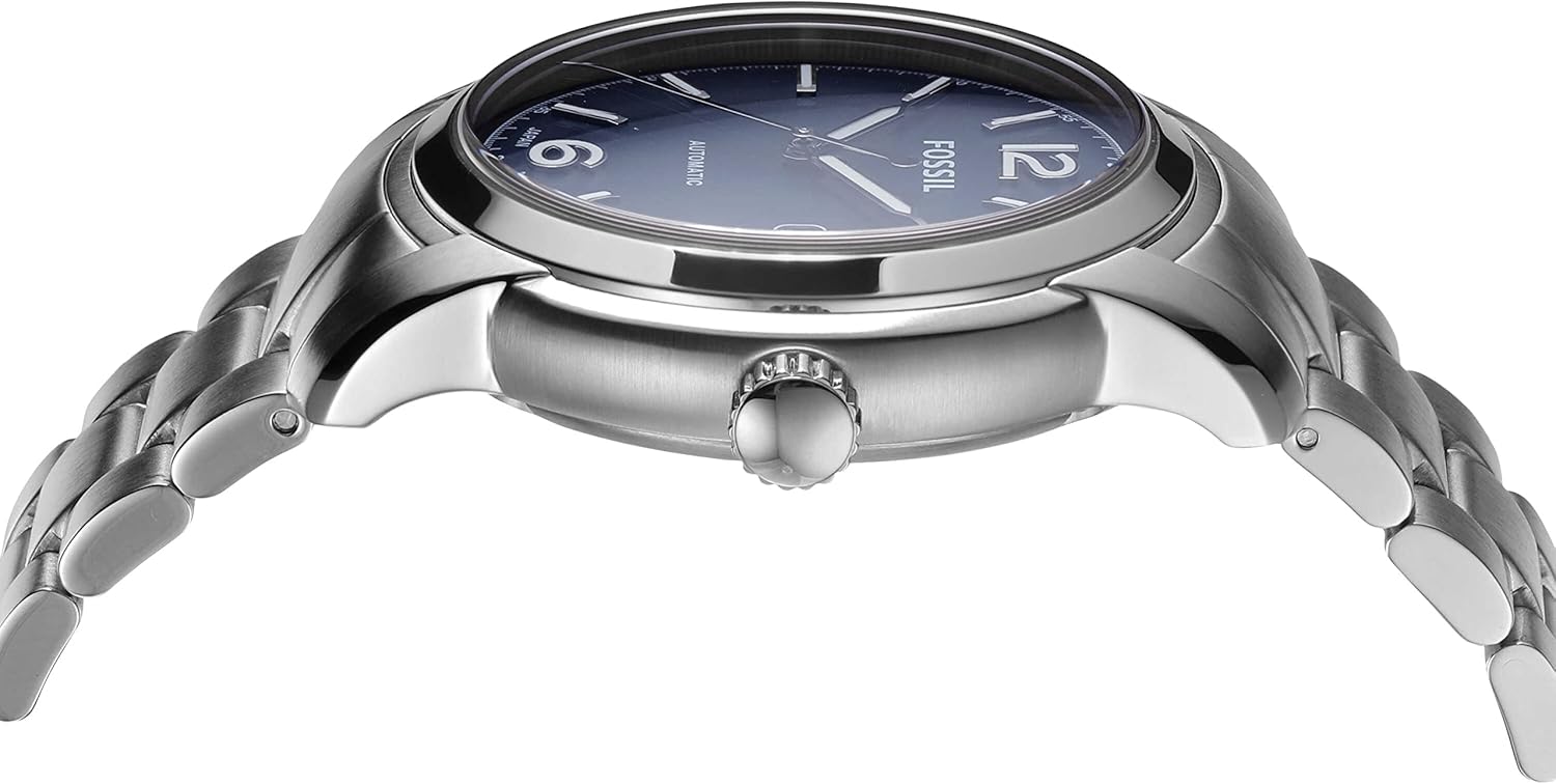 Miniatura 4 de Fossil Heritage - Reloj automático ME3244 de acero inoxidable, talla única, Acero inoxidable, Reloj automático Heritage ME3244