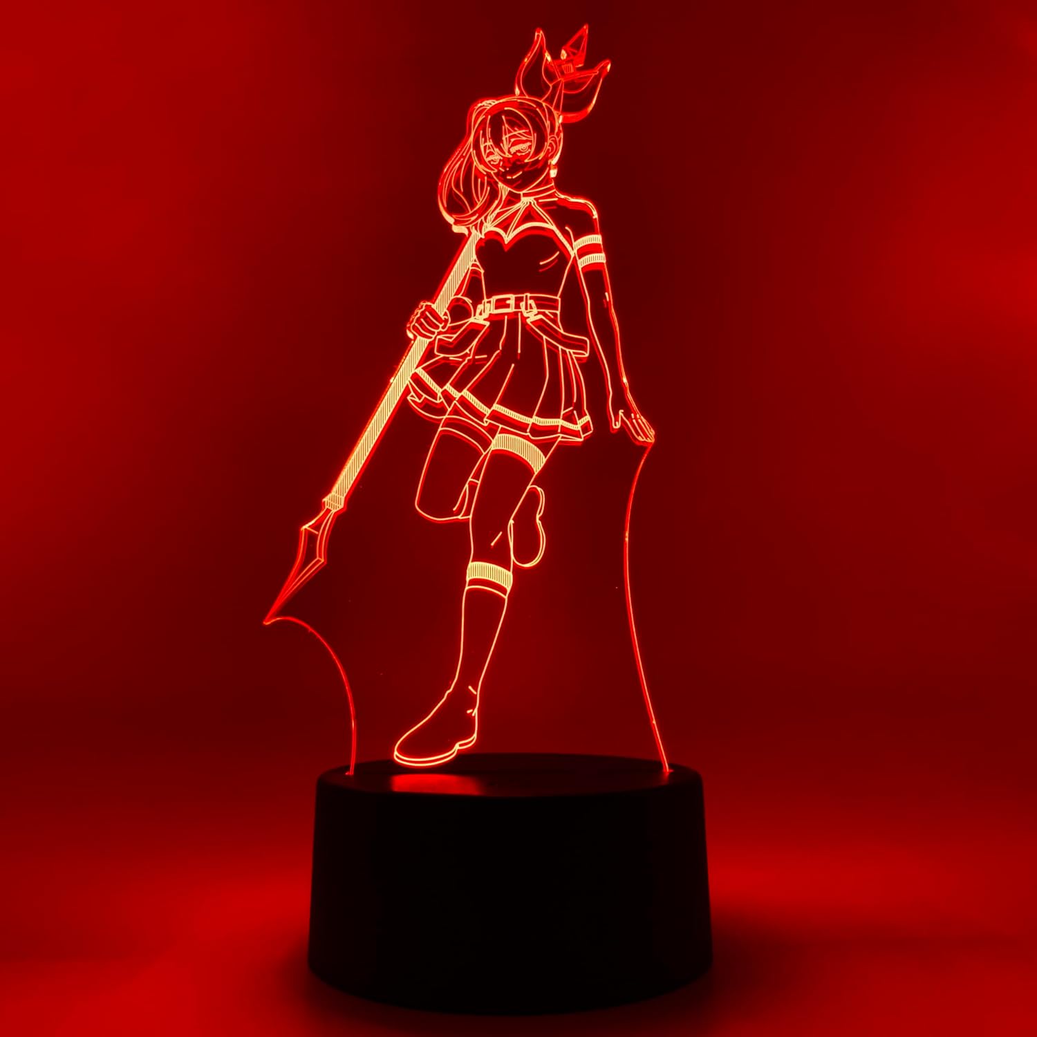 Otaku Lamps Übel Frieren – Anime Night Light, 16 Color RGB LED – Gift for Otaku