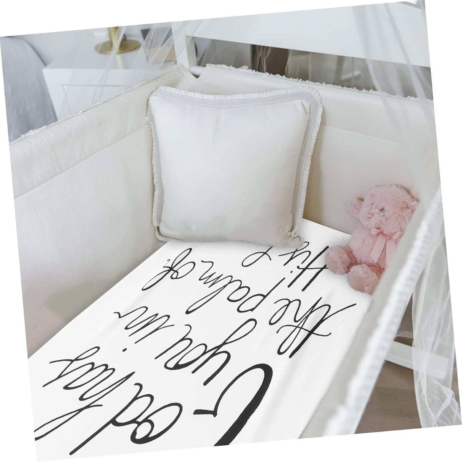 Knitted Crib Sheet Fitted Bassinet Mattress Sheet Newborn Swaddle Registry