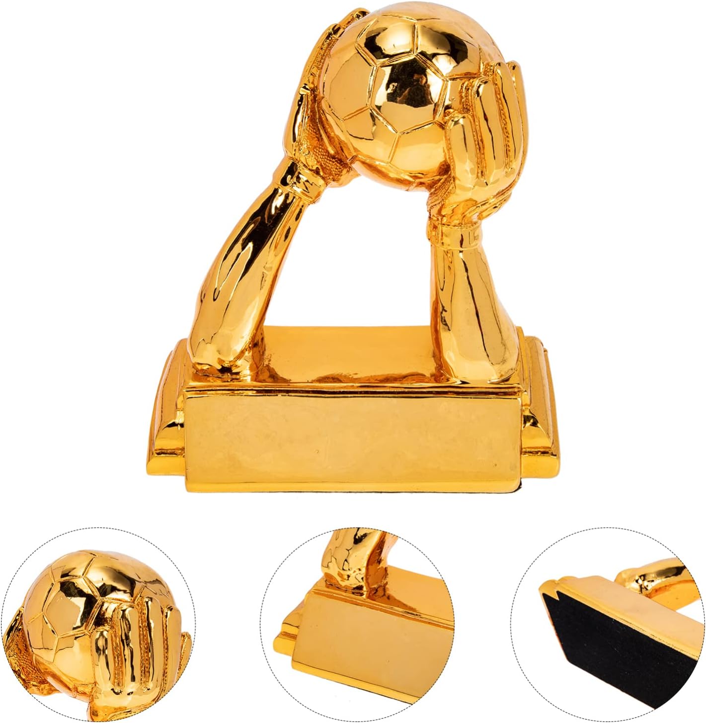 Soccer Competition Prize Resin Trophy Adornment Versatile Trophy Decor