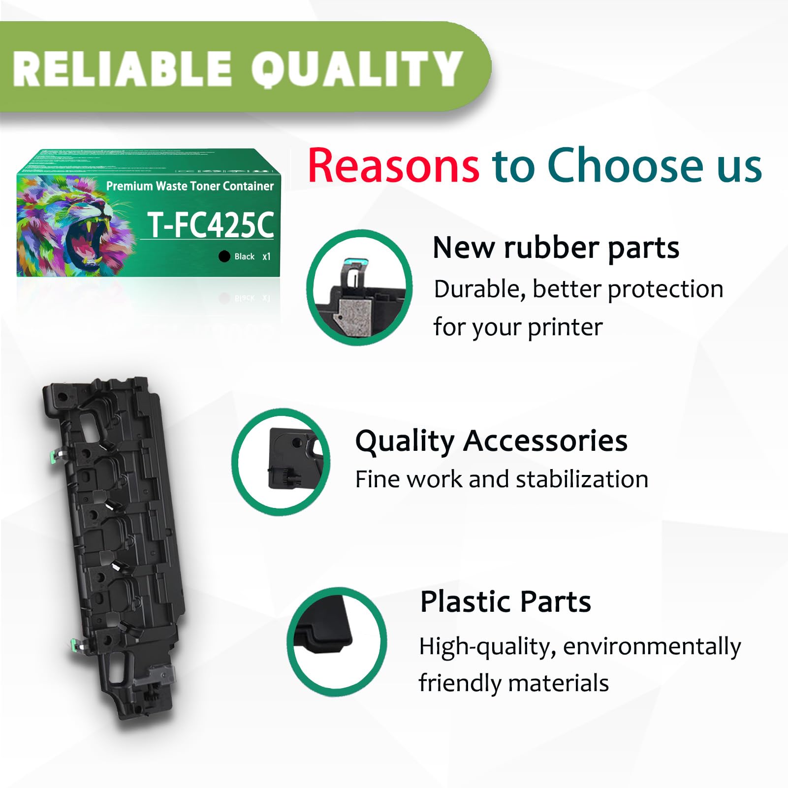 Amazon.com: LJHHJLJH T-FC425C Waste Toner Box Compatible for