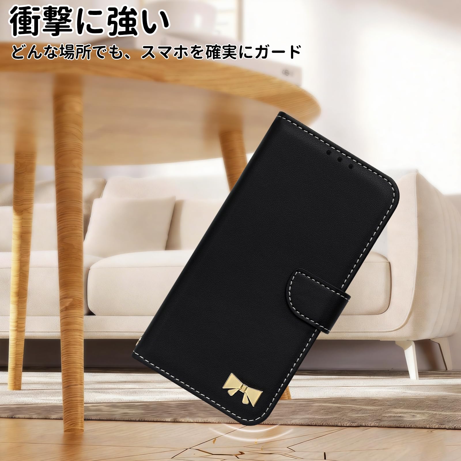 Amazon.co.jp: 【Succtopy】向けのiPhone16 ケース 手帳型 リボン 人気 