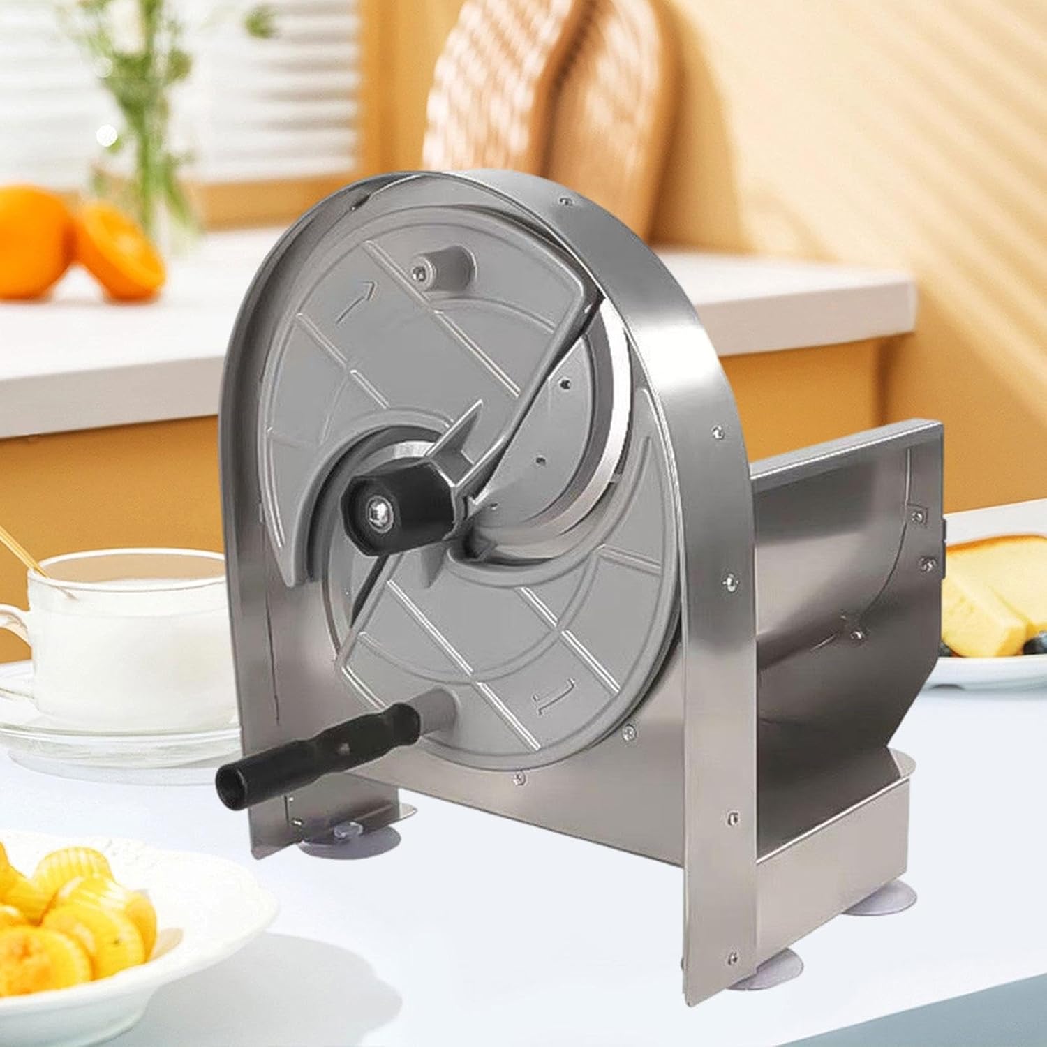 Commercial Manual Vegetable Fruit Vegetable Slicing Tool Convenient Adjustable Thickness Food for Lemon Cabbage