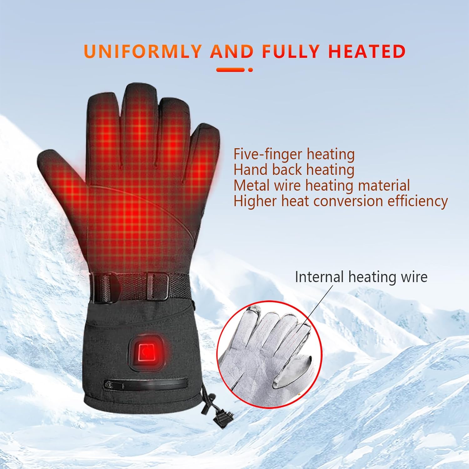 HiBOMASOON Heated Gloves feature view