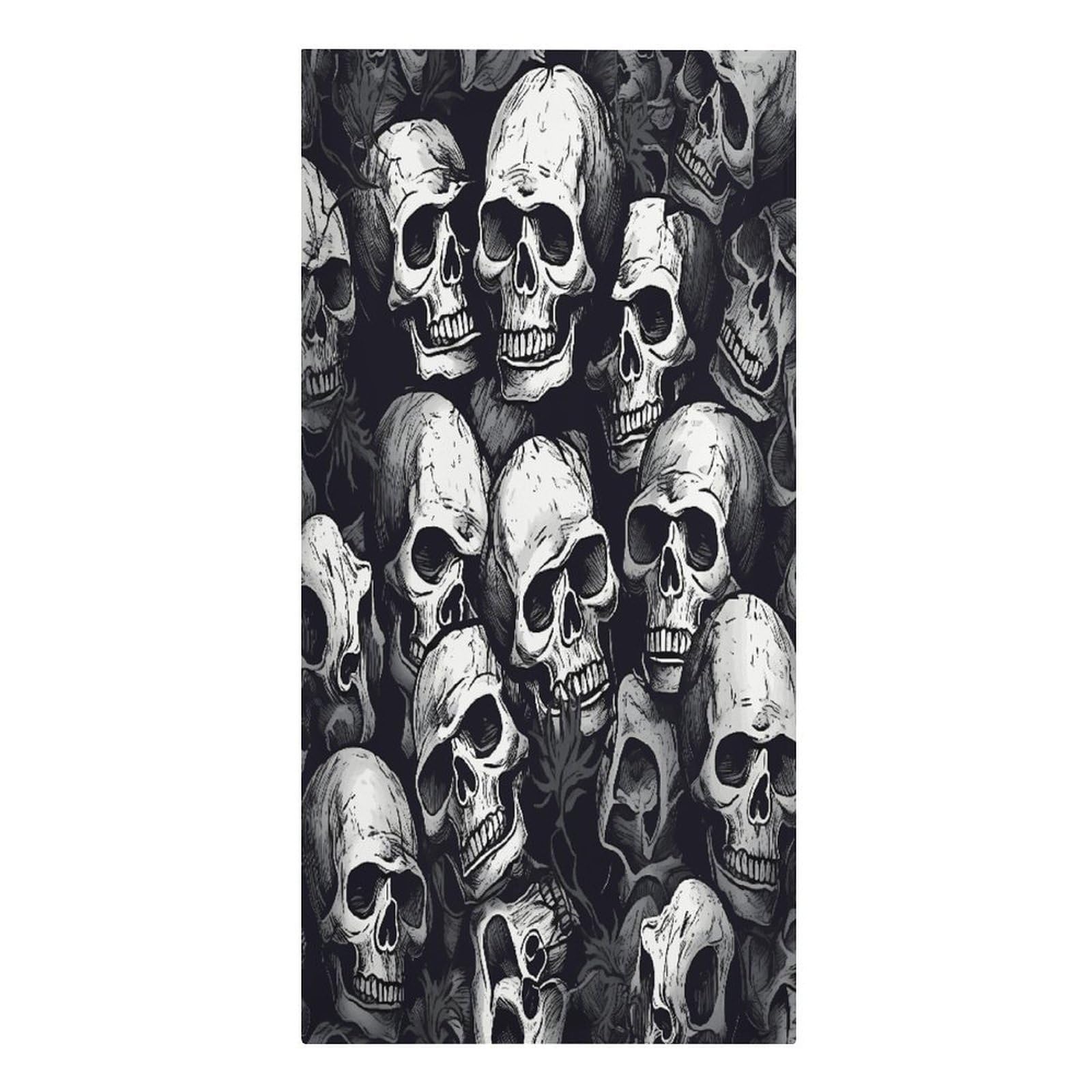 Adfgyerh Women's Style Skulls Pattern1 Microfiber Sand Free Towels Large Quick-Dry. Beach Towel For Swimming Pool Camping Beach .Beach Accessories， They Are Essential Accessories For Adults, And Men, Vacation Gift