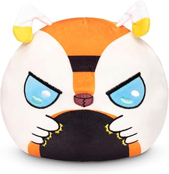 TeeTurtle Reversible Godzilla Mothra 6-Inch Two-Sided Flip Plush Toy with Embroidered Details - Cute Mini Collectible Plush for Kids, Teens, and Adults