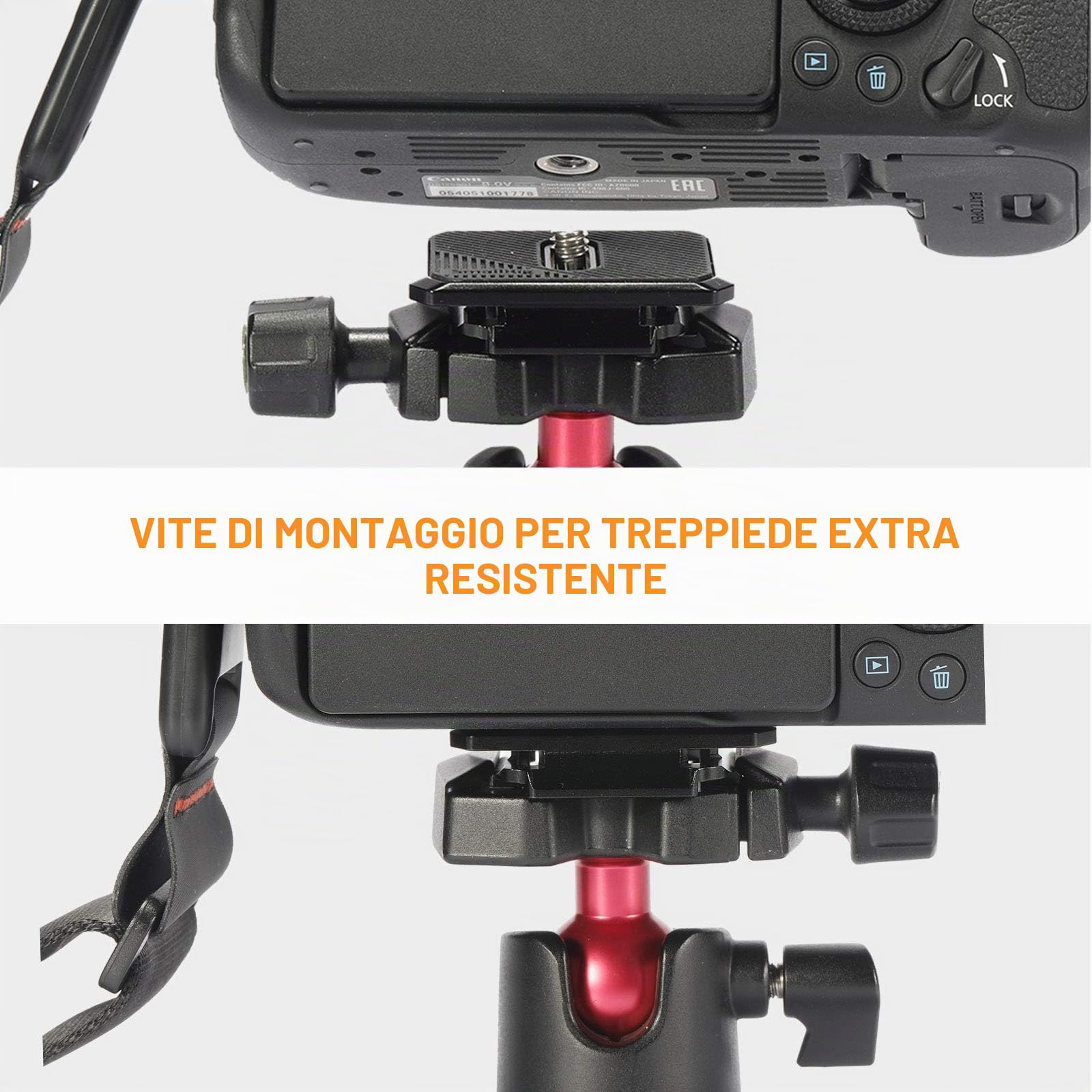 SMALLRIG Tracolla Universale per Fotocamera, Tracolla Regolabile da 110cm a 160cm con Piastra a Sgancio Rapido Connettore Rapid Link per Fotocamere DSLR - 2428