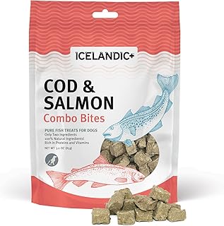 Plus Cod & Salmon Combo Bites Dog Treat 3.0-oz Bag