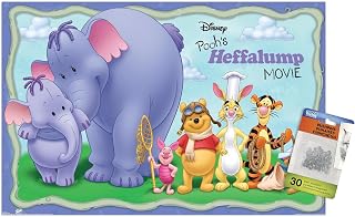 Disney Winnie The Pooh - Heffalump Wall Poster with Push Pins