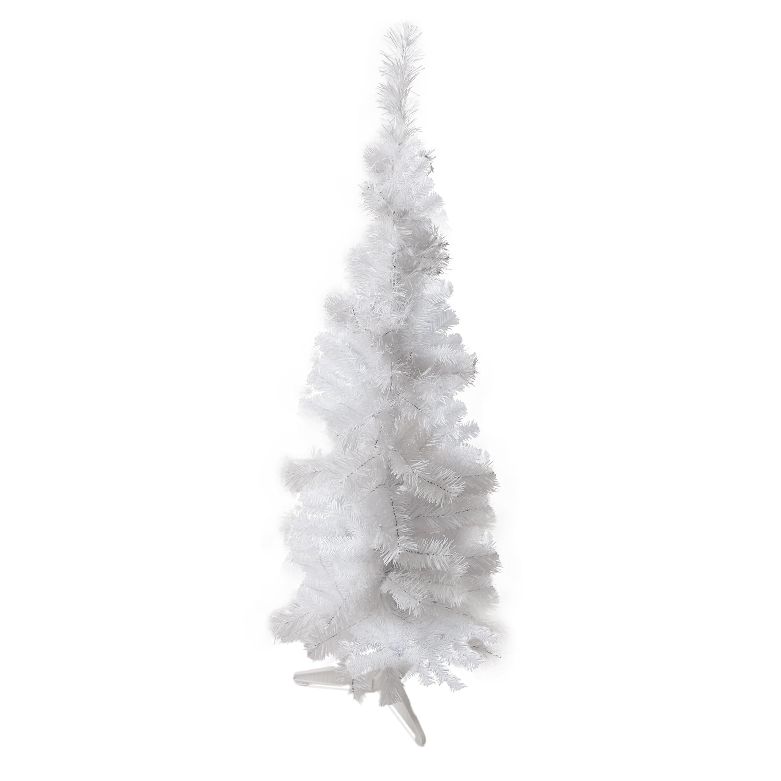 Divchi White 4Ft Premium Christmas Tree 130 Branch Xmas Trees Artificial Christmas Tree Pine Tree With Plastic Stand Realistic Branches Christmas Tree For Indoor And Outdoor (White)