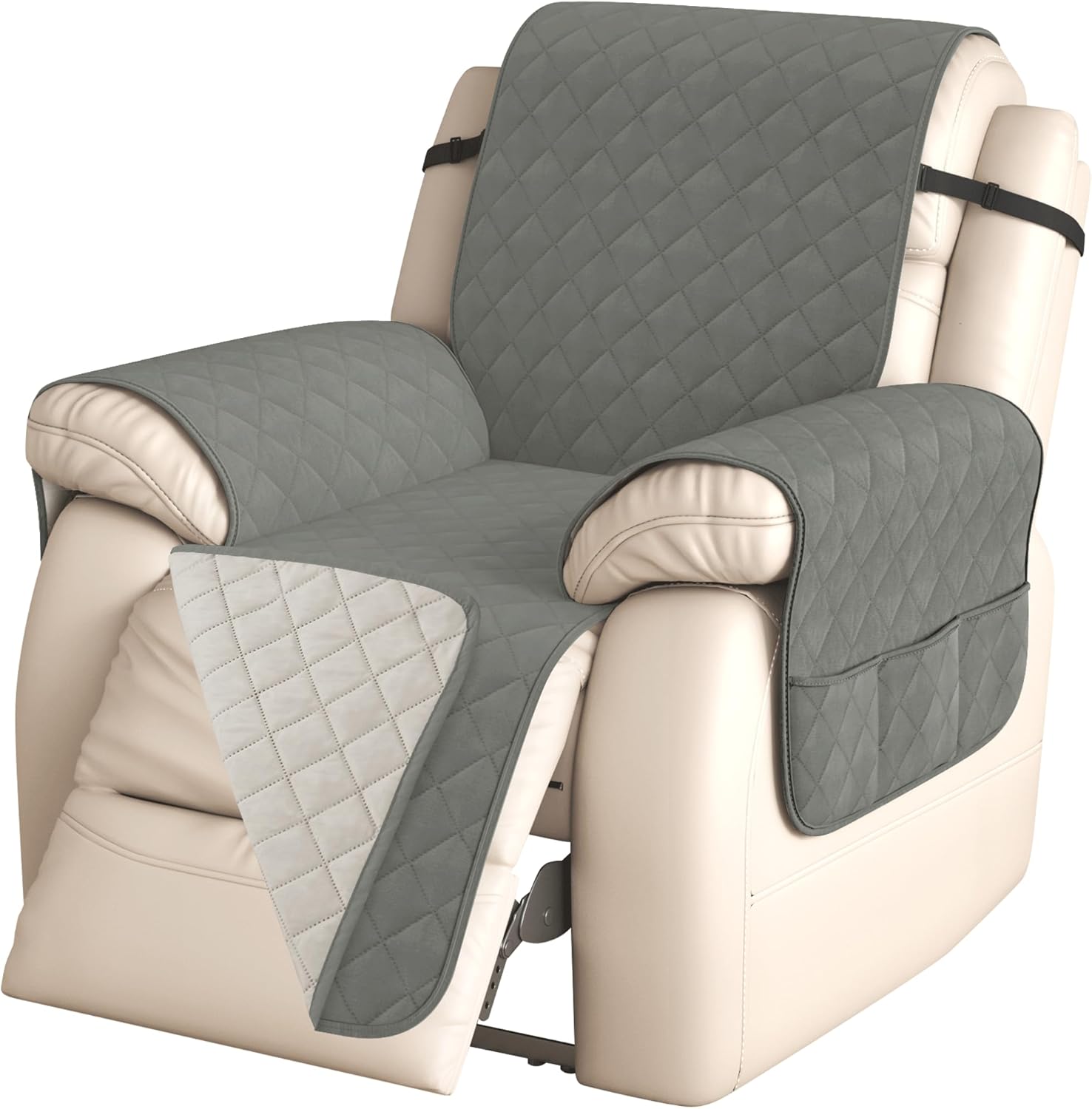 CHUN YI Recliner Chair Cover, NonSlip Recliner Covers That