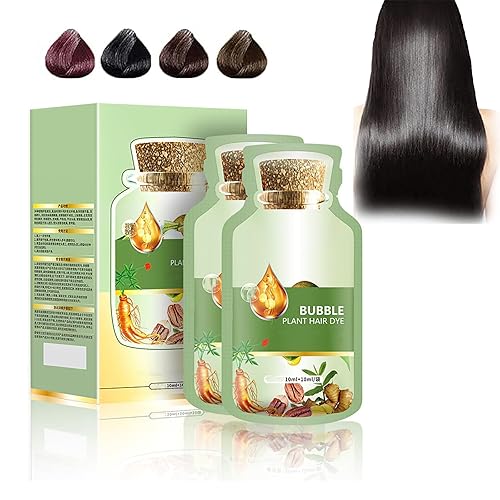 Crema natural para teñir frutas coreanas, tinte natural para el cabello, champú de tinte para el cabello vegetal, extracto de plantas para cabello
