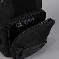 Vista 9 de WOLFpak 9L Tactical Sling Bag Concealed Carry CCW Backpack Military Crossbody EDC Daypack Molle Chest Shoulder Pack for Hiking, Travel, Work