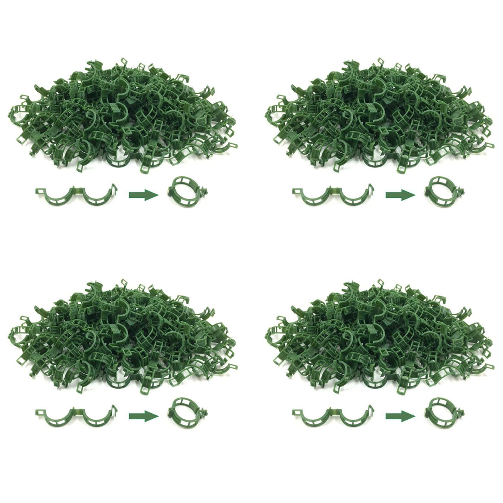 Jnchdghwa 600 PCS Garden Plant Support Clips, Tomato Clips, Trellis Clips, for Cucumber Flower Squash Vine, 1 Inch Inner Diameter