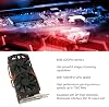 Tarjeta gráfica RX580 8GB GDDR5 256bit, doble ventilador de enfriamiento, 16 PCI Express 5