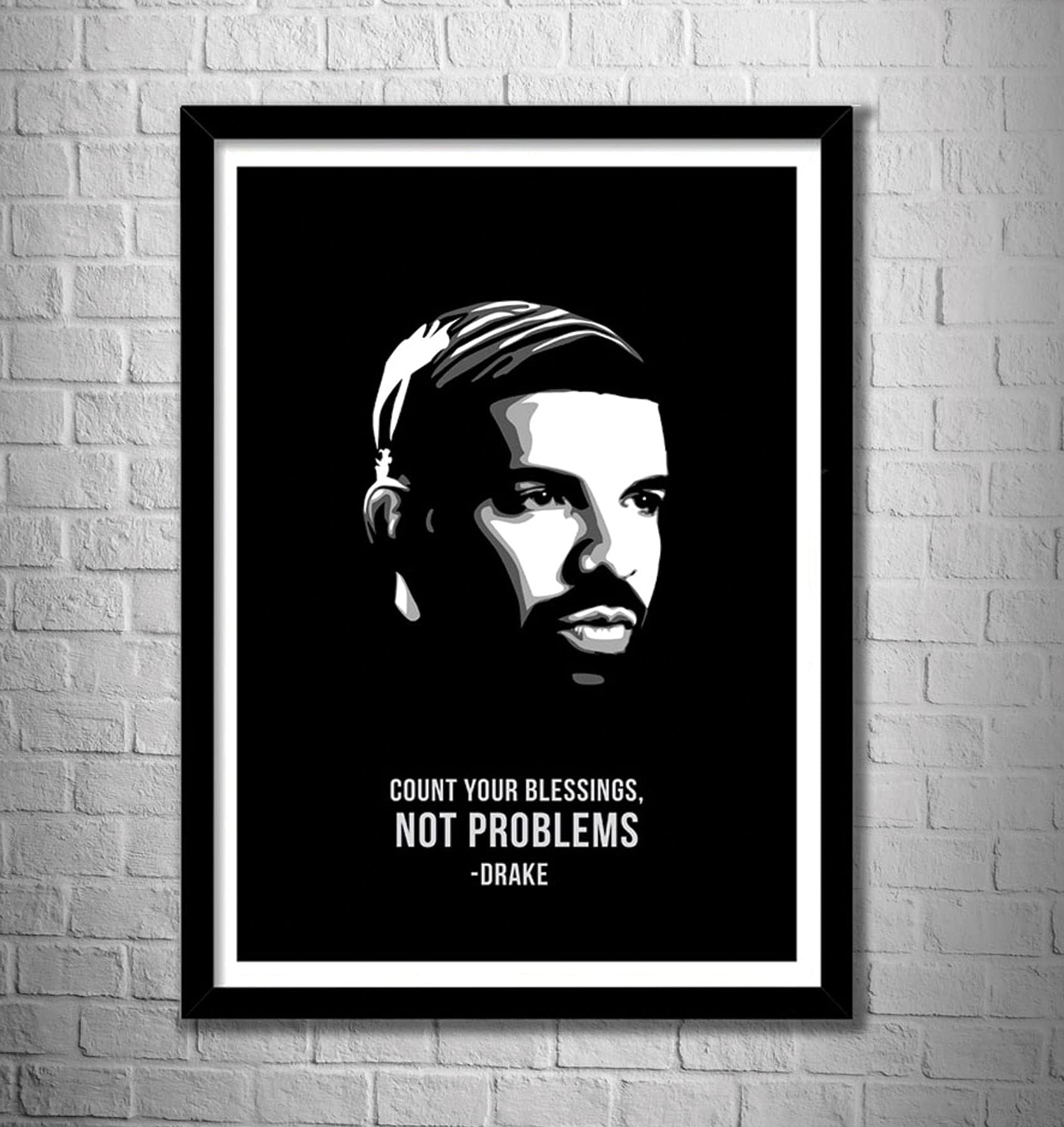 Good Hope - Acrylic Glass Drake Framed Poster (10 Inch X 13 Inch white border Medium)