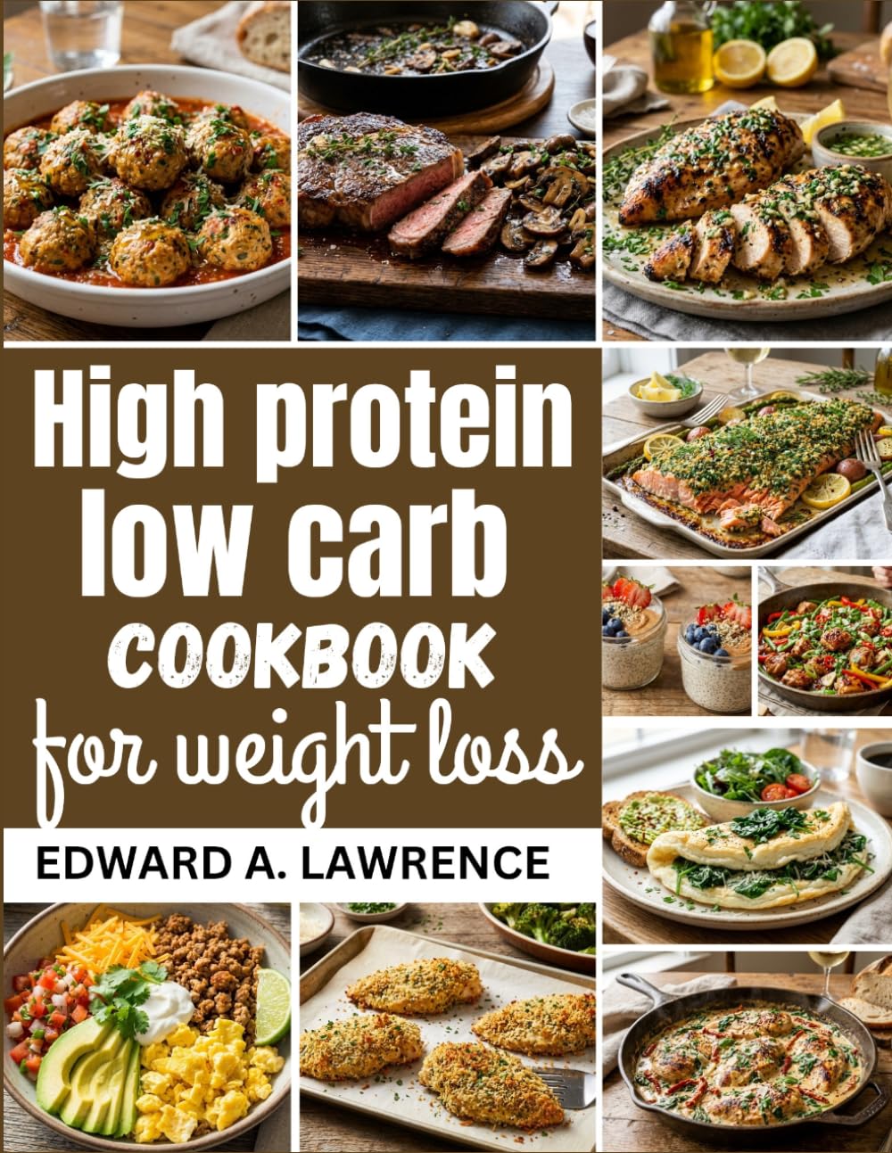 High protein low carb cookbook for weight loss