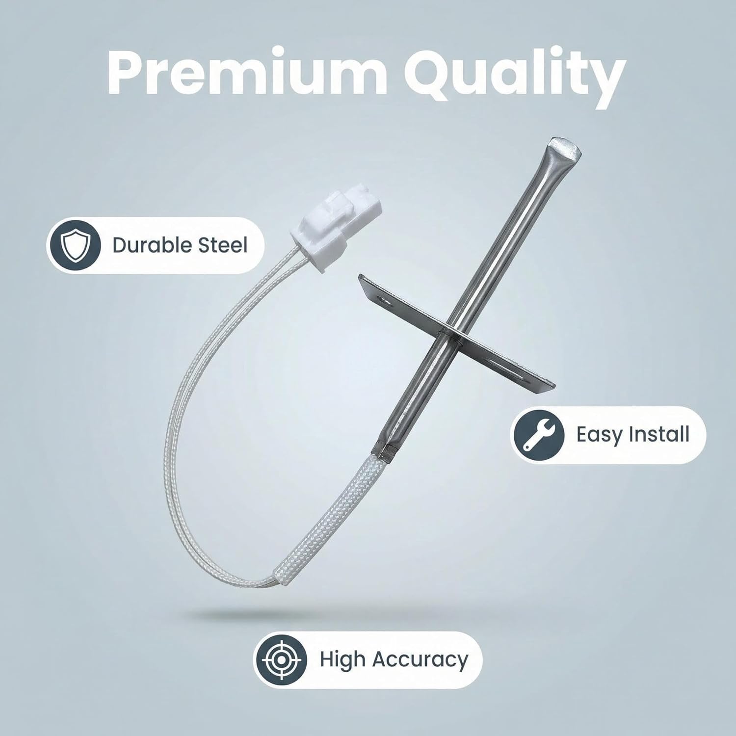 WB21T10007 Oven Temperature Sensor Probe Suitable for GE Oven Sensor Replacement Parts WB21X22134 AP5953771 PS10059162 OEM