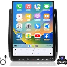 Qualcomm Car Radio for Toyota Tacoma 2005-2015 Stereo Upgrade Wireless CarPlay/Android Auto 8+128G 13.8 Inch Tesla Style 2K Touch Screen with DSP GPS 4G WiFi FM/AM SWC Support Factory Backup Camera