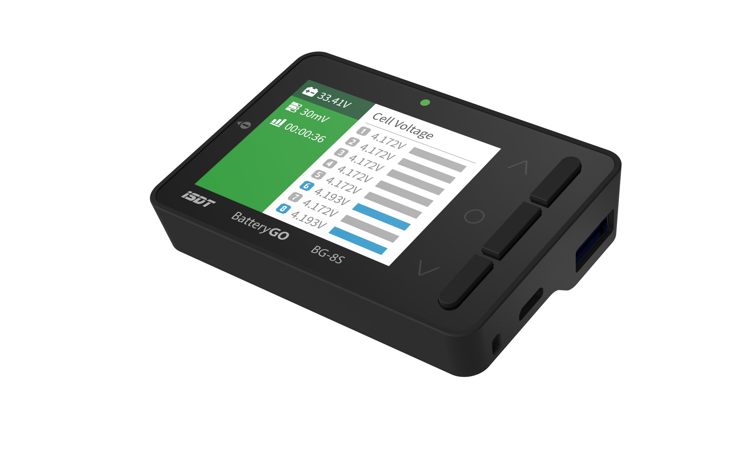 ISDT BG-8S Batterietester, Schwarz
