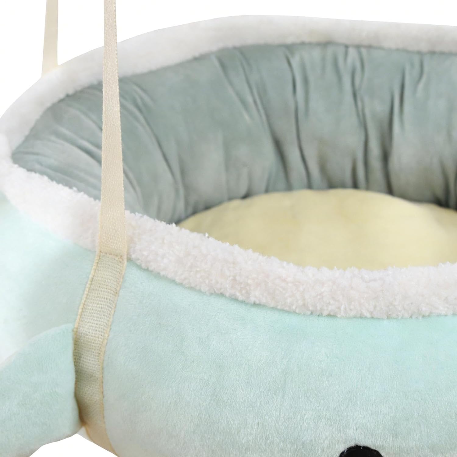 Feline Hanging Bed - Kitten Lounger, 1 Piece Animal Cradle for Window Perching, Pet Bunk with Suction Grips, Indoor Furniture, Sleeping Mat for Napping, Sunbathing and Relaxing by The Glass Panes