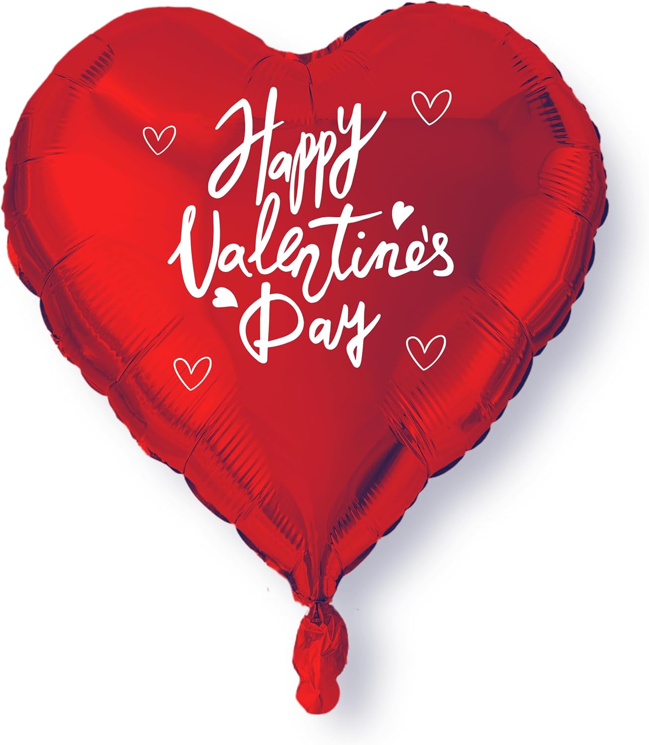 30 Happy Valentine's Day Foil Balloons 18 Inch Bulk Heart Balloons, Red Valentines Heart Balloons, Heart Shaped Balloons for Valentines Day Decorations Party Supplies by 4E's Novelty - Image 9