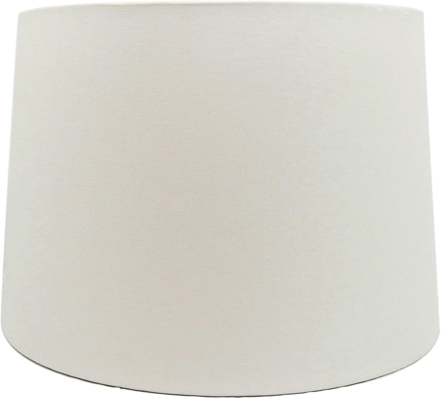 Hardback Drum Lampshade Spider Fitting Lamp Shade (White, 12x14x10H)