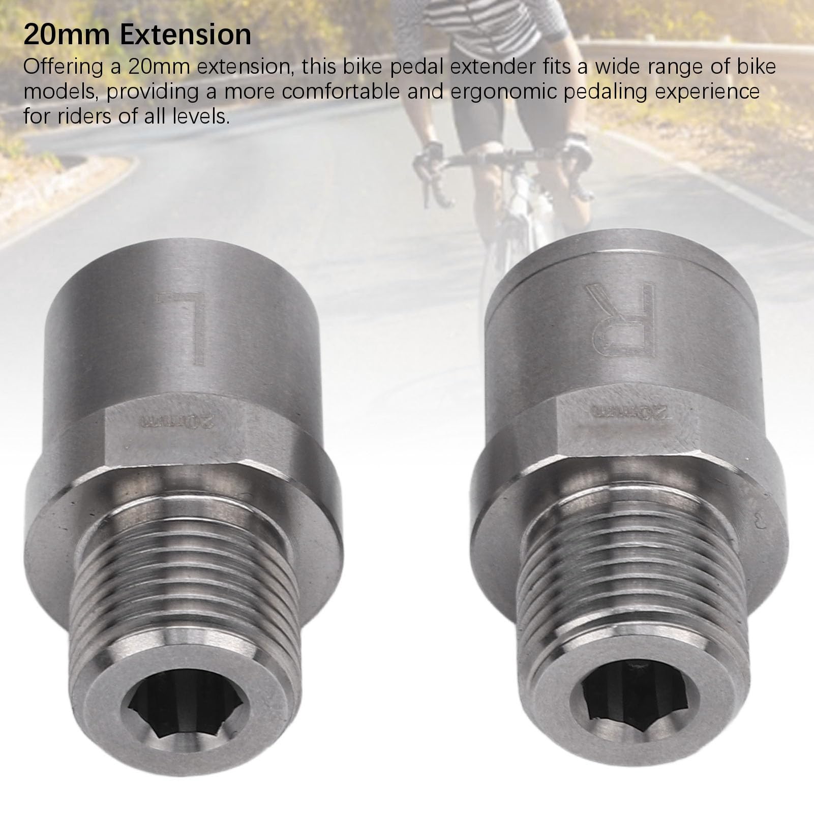 1Pair Prolongateur de Pédale de Bicyclette, Rallonges de Pédale de Vélo 1Pair Prolongateur de Pédale de Bicyclette, Rallonges de Pédale de Vélo