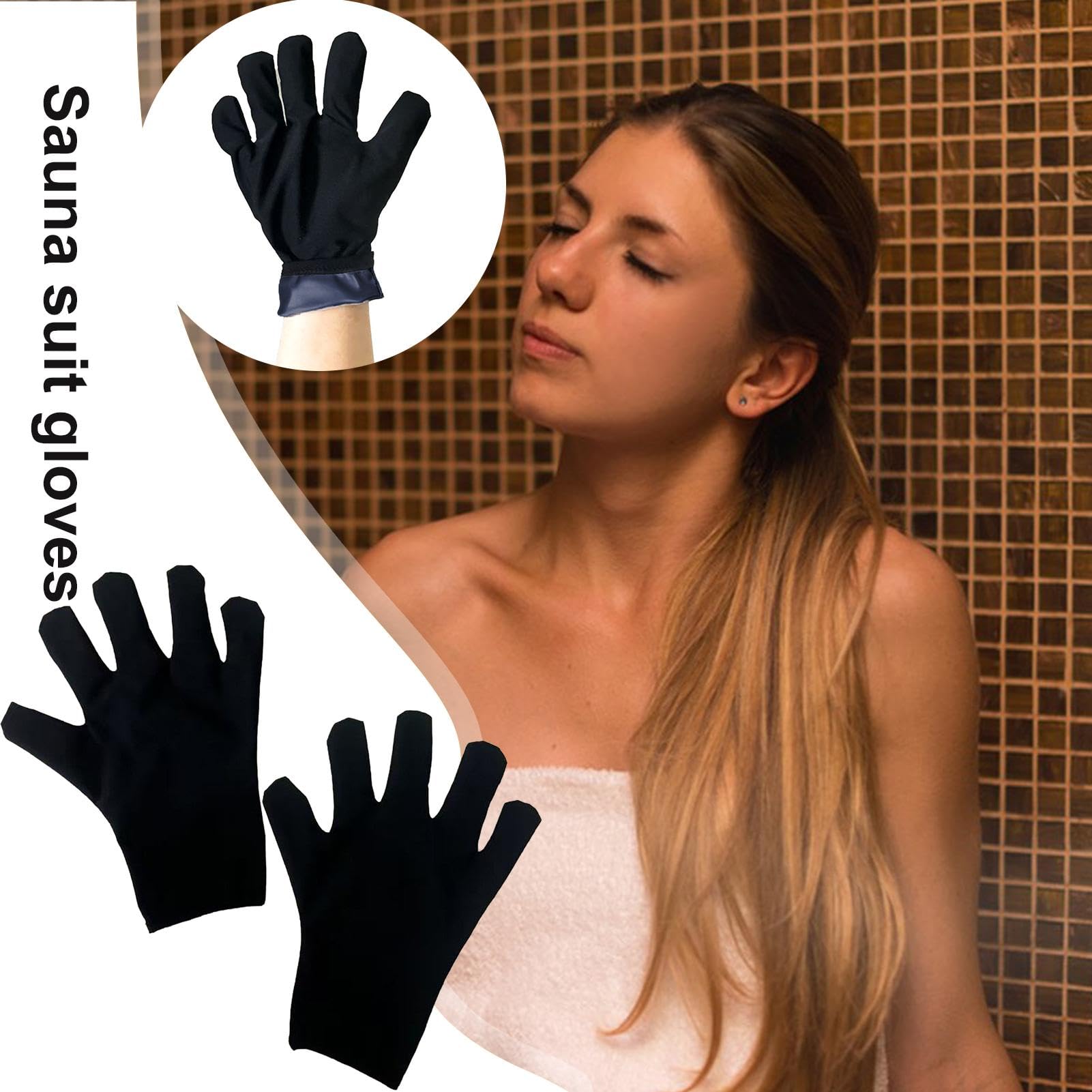 Sauna Handschuhe für Frauen Workout Schweiß Neopren Wärmestau