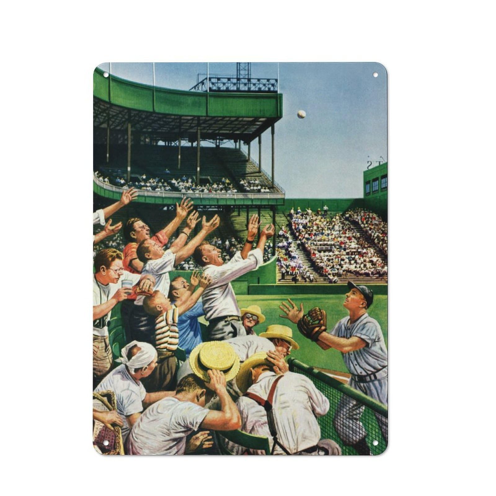 Junmoney Catch It Retro Tin Sign 40X30cm Featuring For Bar Or Restaurant, For Metal Sign Collectors, For Garage And Workshop Walls