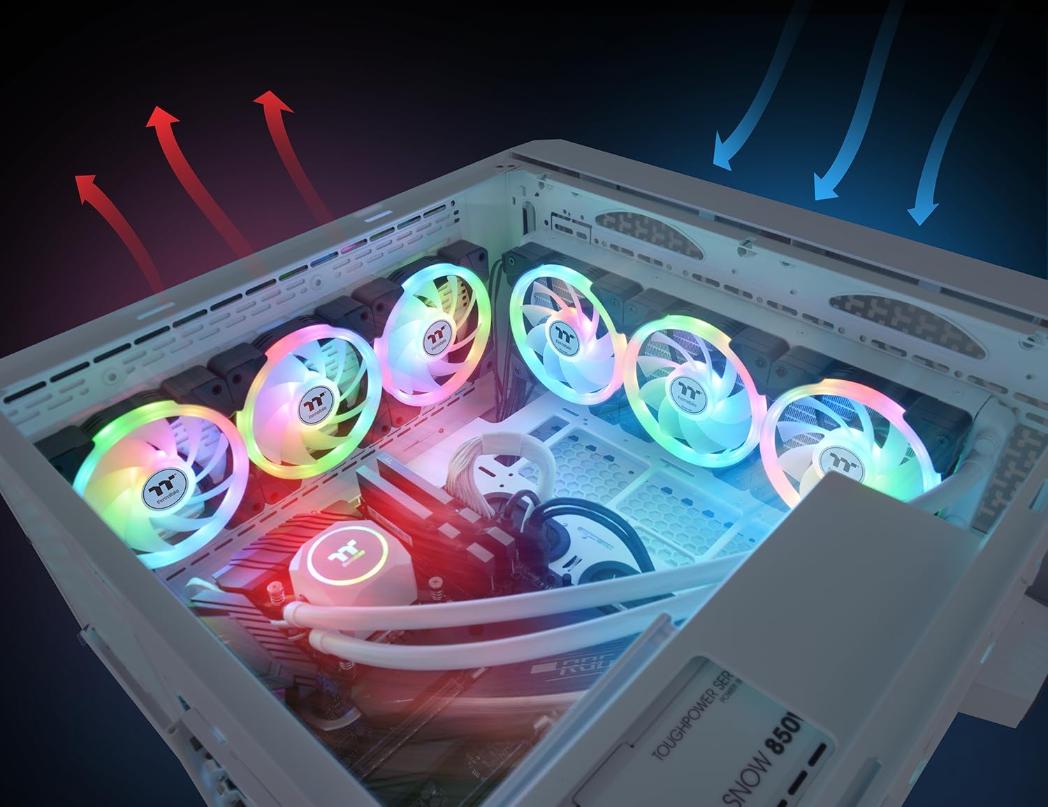 SWAFAN EX12 ARGB White TT Premium Edition 3個パック 【graphi】 マグネット連