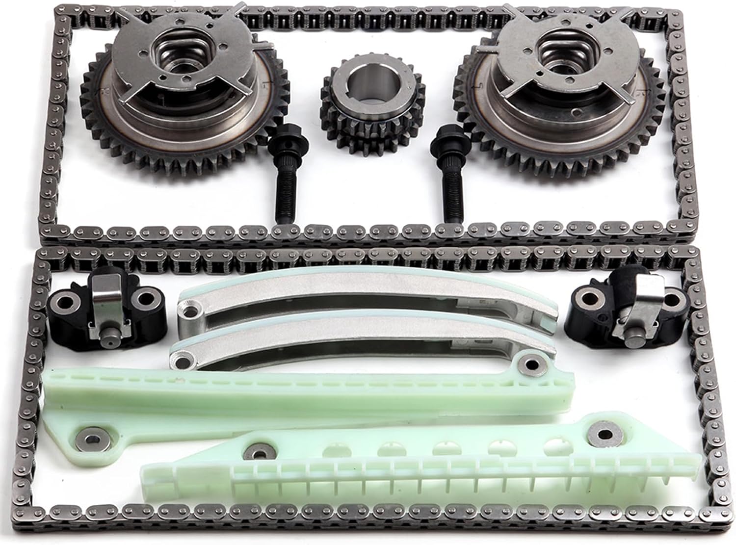 OCPTY Timing Chain Kit fits for 4R3Z-6M256-CC for Ford Explorer Sport Trac for F-150 for Mustang 4.6L 2006 2010