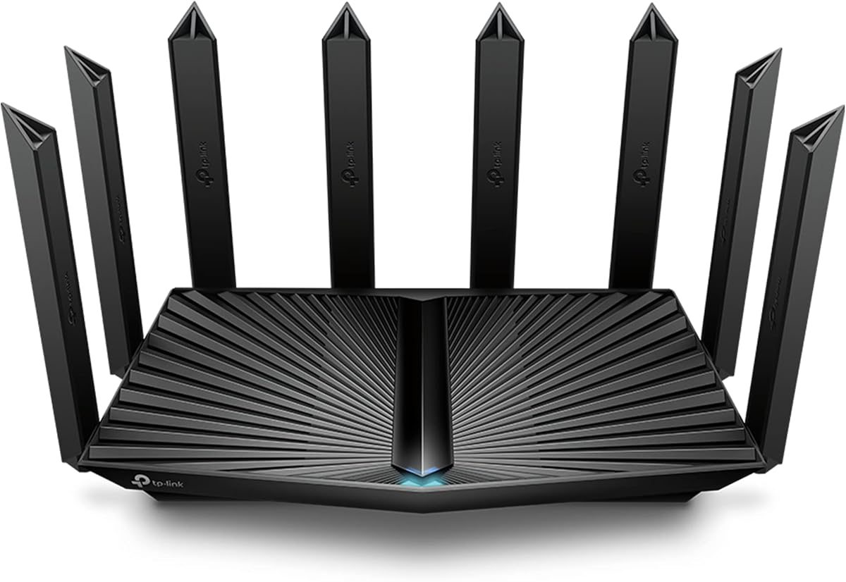 Enrutador de doble banda Wi-Fi 6 AX6000 (Archer AX80) | Puerto WAN/LAN de 2,5 Gbps, transmisión de 8K, enrutador de Internet inalámbrico, modo OneMesh y AP, cobertura de largo alcance, WPA3, formación de haces