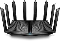 Vista 1 de TP-Link Router AX6000 Wi-Fi 6 (Archer AX80) - Banda doble, puerto WAN/LAN de 2.5 Gbps, transmisión de 8K, enrutador de Internet inalámbrico con modo