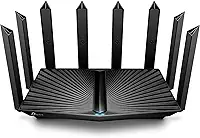 TP-Link Roteador AX6000 Wi-Fi 6 (Archer AX80) – Banda dupla, porta WAN/LAN de 2,5 Gbps, transmissão de 8K, roteador de Internet sem fio com OneMesh e modo AP, cobertura de longo alcance, WPA3,