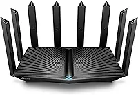 TP-Link Roteador AX6000 Wi-Fi 6 (Archer AX80) – Banda dupla, porta WAN/LAN de 2,5 Gbps, transmissão de 8K, roteador de Internet sem fio com OneMesh e modo AP, cobertura de longo alcance, WPA3,