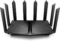 TP-Link Roteador AX6000 Wi-Fi 6 (Archer AX80) – Banda dupla, porta WAN/LAN de 2,5 Gbps, transmissão de 8K, roteador de Internet sem fio com OneMesh e modo AP, cobertura de longo alcance, WPA3,
